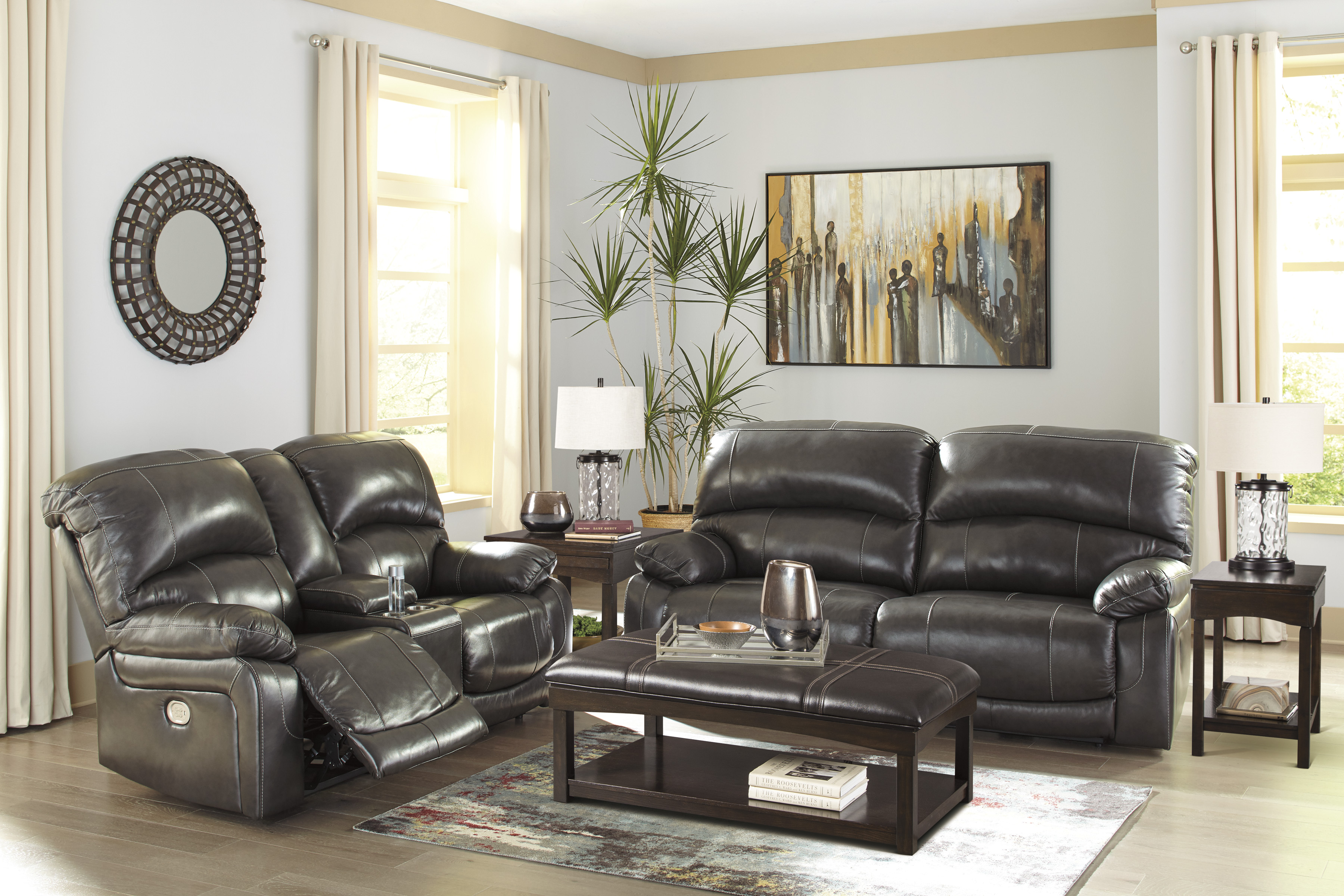 Benchcraft Leather Rustic Sofas